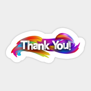 Thank You Sticker